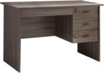 Executive Office Desk，3-Drawer File Cabinet Modern Professional Desk for Executive, Remote Work, Study - Image 5