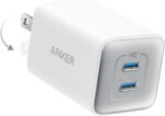 Anker 47W USB C Nano Charger, 2 Port Compact Foldable GaN Charger for iPhone 16/15, Galaxy, Pixel, Compatible with MagSafe (White) - Image 2