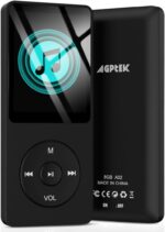 AGPTEK A02S 16GB MP3 Player, 70 Hours Playback Lossless Sound Music Player, Supports up to 128GB, Black - Image 2