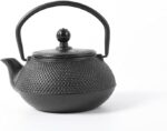 HAWOK Cast Iron Teapot with Stainless Steel Infuser (600ml/20oz) - Image 2