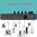 K800 Podcast Equipment Bundle, 48V Phantom Power with XLR Microphone Interface, 3 Customize Sound Pads, Voice Changer with Studio Microphone -Perfect for Recording, Singing, Streaming and Gaming - Image 8