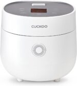 CUCKOO Rice Cooker 3 Cup Uncooked / 6 Cup Cooked, Modern Fuzzy Logic Rice Cooker Small with Delay Timer & Keep Warm Setting, Versatile Food Steamer for Cooking, Non-Stick Inner Pot, White (CR-0375FW) - Image 2