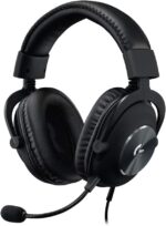 Logitech G Pro X Wired Gaming Headset: Blue VO!CE Detachable Boom Mic, DTS 7.1, 50 mm Drivers, USB/3.5mm Aux, Spare Memory Foam Ear Pads, USB DAC & Bag Included - Black - Image 2