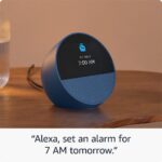 Amazon Echo Spot (newest model), Great for nightstands, offices and kitchens, Smart alarm clock with Alexa, Black - Image 6