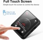 64GB MP3 Player Bluetooth 5.3 Touch Screen Music Player Portable mp3 Player with Speakers high Fidelity Lossless Sound Quality mp3 FM Radio Recording e-Book MP3 Player Support (128GB) - Image 5