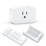 G-Homa Remote Control Outlet, Wireless Electrical Outlets Switch Plug for Household Appliances, Christmas Lights, 100FT Range, Programmable, 1875W/15A, FCC & ETL Listed (1Socket+1 Remote +1 Bracket) - Image 2