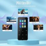 144GB MP3 Player - Music Player with Bluetooth 5.2 HiFi Sound Shuffle Single Loop FM Radio Built-in HD Speaker Voice Recorder Mini Design Ideal for Sport - Image 8