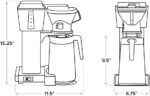 Technivorm Moccamaster 79112 KBT Coffee Brewer, 40 oz, Polished Silver - Image 5