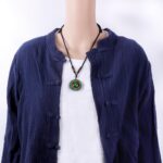 Day Day Up Orgonite Necklace - Sri Yantra Rotatable Pendant For Anti Stress Anxiety & Meditation - Malachite And Tiger Stone For Spiritual Healing & Positive Energy - Image 7