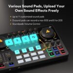 MAONO Podcast Equipment Bundle 10 Channel Audio Interface and XLR Dynamic Microphone MaonoCaster with Pro-preamp, 48V, Bluetooth for Podcast, Streaming, TikTok, Youtube, PC, Smartphone (AME2C Pro) - Image 4