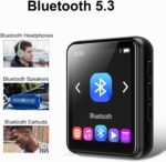 64GB MP3 Player Bluetooth 5.3 Touch Screen Music Player Portable mp3 Player with Speakers high Fidelity Lossless Sound Quality mp3 FM Radio Recording e-Book MP3 Player Support (128GB) - Image 4