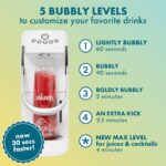 Spärkel Beverage System | Black Sparkling Water Maker | No CO2 Tank Needed | Carbonated Water Machine that Uses Fresh, Natural Ingredients | Soda Maker | 5 Unique Carbonation Levels - Image 4