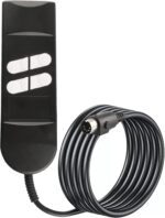 CEDINQII Lift Chair Remote Replacement -Power Recliner Remote Control with 4 Button 5 Pin Configuration for Okin Tranquil Ease Limoss Golden Pride Med KD Ashley Lazboy etc. - Image 2