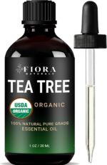Tea Tree Essential Oil by Fiora Naturals - 100% Pure Organic Oil, for Face, Hair, Skin, Acne, Scalp, Foot and Toenails, Melaleuca Alternifolia - Image 2