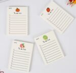 8 pack Cute Patter to Do List Notepads, to Do List Note pad, Cute Fruit Pattern to Do List Planner, to Do List Memo Stationery for Home Office School Supplies, 400 sheets/ 2.75 x 3.94 inch - Image 3