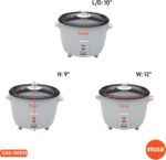 IMUSA USA GAU-00013 Electric Nonstick Rice Cooker 8-Cup (Uncooked) 16-Cup (Cooked), White - Image 9