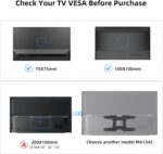 Suptek TV Wall Mount Swivel Tilt Rotation Full Motion Adjustable Articulating for Most 15-32 inch LED, LCD Monitor Wall Mount VESA 75,100 (MA2720) - Image 3