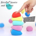 BEAKEY Makeup Sponge Set 5 Pack Micro Porous Low Absorption Soft Latex Free Foundation Beauty Sponges & Blenders for Powder Cream - Image 3