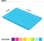 Eastern Wolf 8 Pads Lined Sticky Notes 4x6 Sticky Notes with Lines Self-Stick Note Pads 8 Bright Multi Colors, 35 Sheet/Pad - Image 3