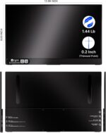 Portable Monitor, Ultra Slim 15.6 Inch FHD IPS Laptop Screen Extender with Adjustable Stand, USB C Compatible, Ideal for Travel and Office - Image 9