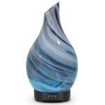 Essential Oil Diffuser 120ml Ultrasonic Aromatherapy Diffuser with Handmade Glass BPA Free Waterless Auto-Off, 4 Timer Setting 7 Colors Changed LED for Home Yoga Office - Image 2