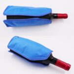Wine Cooler Sleeve - Bottle Chill Ice Pack for Freezer - Vodka, Tequila Chiller Carrier - Christmas Holiday Gifts for Wine Lovers (Blue) - Image 7