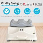 Daiwa Felicity Chi Vitalizer Machine Original - Passive Aerobic Exerciser for Vitality Swing Shaking Exercise - Chi Machine Lymphatic Massager, Comfortable Padded Ankle Cradle for Full Body Relaxation - Image 3