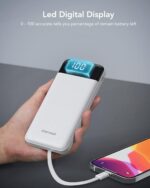 Portable Charger with Built in Cables, Portable Charger with Cords Wires Slim 10000mAh Travel Battery Pack 6 Outputs 3 Inputs 3A Fast Charging Power Bank for Samsung Google Pixel LG Moto iPhone iPad - Image 9