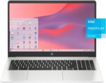 HP Laptop 15 Chromebook in Silver 15.6in HD Pentium Quad Core 8GB RAM 128GB Storage WiFi Webcam 4K Grahics Chrome OS (15a – Renewed) - Image 4