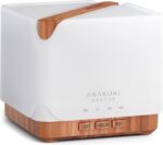 ASAKUKI 700 ml Premium Essential Oil Diffuser, 5 in 1 Ultrasonic Aromatherapy Fragrant Oil Vaporizer Humidifier, Timer and Auto-Off Safety Switch, 7 LED Light Colors - Image 2