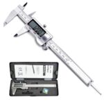 Digital Caliper, Caliper Measuring Tool with Stainless Steel, Electronic Micrometer Caliper with Large LCD Screen, Auto-Off Feature, Inch and Millimeter Conversion (6 Inch/150 mm) - Image 2