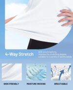 MIER Women's Golf Polo Shirts Collared V Neck Short Sleeve Tennis Shirt, Dry Fit, Moisture Wicking - Image 5