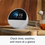 Amazon Echo Spot (newest model), Great for nightstands, offices and kitchens, Smart alarm clock with Alexa, Black - Image 4
