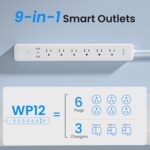 GHome Smart Plug Power Strip, WiFi Surge Protector with 6 Individually Controlled Smart Outlets, 3 USB Ports (2 USB-A and 1 USB-C), Works with Alexa & Google Home, Flat Plug for Home Office, 2.4Ghz - Image 7