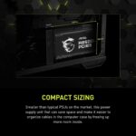 MSI MAG A850GL PCIE 5.1 & ATX 3.1 Gaming Power Supply - Full Modular - 80 Plus Gold Certified 850W - Compact Size - ATX PSU - 10 Year Warranty - Image 11