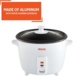 IMUSA USA GAU-00013 Electric Nonstick Rice Cooker 8-Cup (Uncooked) 16-Cup (Cooked), White - Image 4