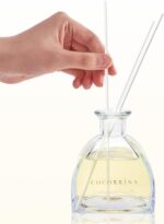COCORRÍNA Reed Diffuser - 8.5 Oz Clean Linen Reed Diffuser with 8 Sticks for Home Bathroom Shelf Decor (Simple Luxe Collection) - Image 4