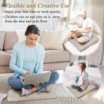Meditation Floor Cushion for Yoga Adults Square Floor Pillows Seating Large Meditation Cushion Yoga Pillows for Sitting on Floor Meditation Pillow Mat Outdoor Rectangle Floor Sitting Cushion - Image 7
