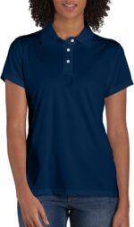 Hanes Women's Sport Cool DRI Polo Shirt, Moisture-Wicking Performance Polo Shirt for Women - Image 2