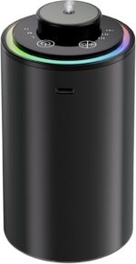 Waterless Essential Oil Diffuser, Diffuser,Portable Aromatherapy Diffuser,Light Show,3 Countdown Timers & 3 Mist Levels for Home, Room, Car, Office (Black) - Image 2