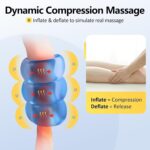 Comfytemp Cordless Leg Massager for Circulation and Pain Relief, Birthday Gift for Dad Mom Men Women, Portable Calves Massage with Heat and Compression, for RLS Edema Muscles (Fit Calf Size up to 18") - Image 4