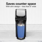 Hamilton Beach FlexBrew Single Serve Coffee Maker, Compatible with Pod Packs and Grounds, 14 oz. Water Reservoir, Slim Design, Fast Brewing, Black (49900) - Image 5