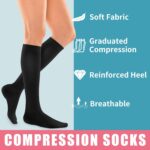 Compression Socks for Women & Men (3 pairs) - Best Support for Nurses, Running, Hiking, Recovery & Flight Socks - Image 6