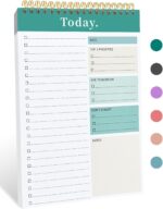 To Do List Notepad - To Do List Notebook for Work with 52 Sheets, Undated Daily Planner Perfect for Enhanced Productivity and Goal Achievement - Green - Image 2