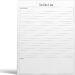 Better Office Products To Do List Notepad, 8.5" x 11", Planning Note Pad, 50 Sheets, Daily Agenda Productivity Checklist Organizer, (1 Pack) - Image 2