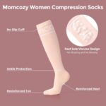 Momcozy Compression Socks for Women 15-20mmHg & 20-30mmHg | 2 Pairs, Graduated Compression for Circulation & Swelling - Image 5