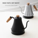 Bodum 27oz Bistro Gooseneck Electric Water Kettle, Pour Over Coffee & Tea, Stainless Steel, Matte Black - Image 8
