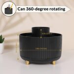 SKYDUE 360 Degree Rotating Desk Organizer, Dual-Purpose Pencil Pen Holder for Desktop, Rotating Desk Pen Organizer with 5 Slots, Office Supplies, Pencil Cup for Office, School, Home - Image 3