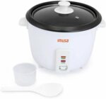 IMUSA USA GAU-00013 Electric Nonstick Rice Cooker 8-Cup (Uncooked) 16-Cup (Cooked), White - Image 2