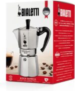 Bialetti - Moka Express: Iconic Stovetop Espresso Maker, Makes Real Italian Coffee, Moka Pot 9 Cups (14 Oz - 420 Ml), Aluminium, Silver - Image 6